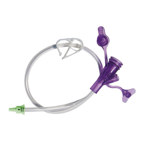 2" Sterile Purple Dual Enfit YPort Medication Set Angel Medical Supply