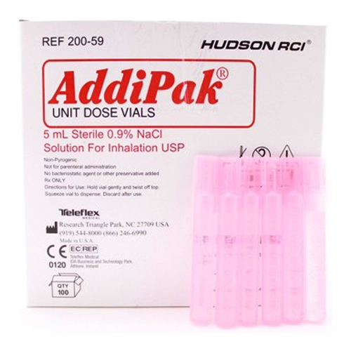 Addipak full normal saline 5ml angel medical supply