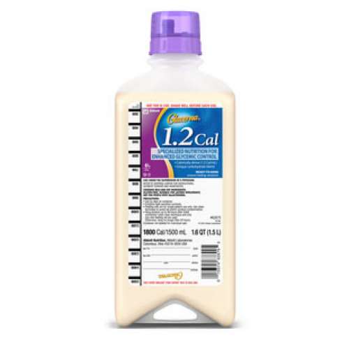 Glucerna 1 2 cal ready to hang with safety screw connector 1500 ml