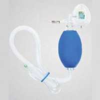 Infant Resuscitation Device with Mask and Oxygen Reservoir Bag, With PEEP Valve. Product Image