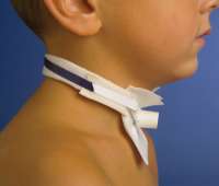 Two Piece Pedi-Tie II Tracheostomy Tube Holder. Product Image